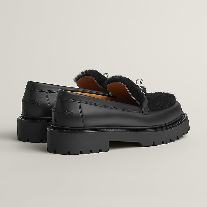 【ケリーバックル /オールブラック】HERMES ローファー ICONE Icone loafer | Hermès USA